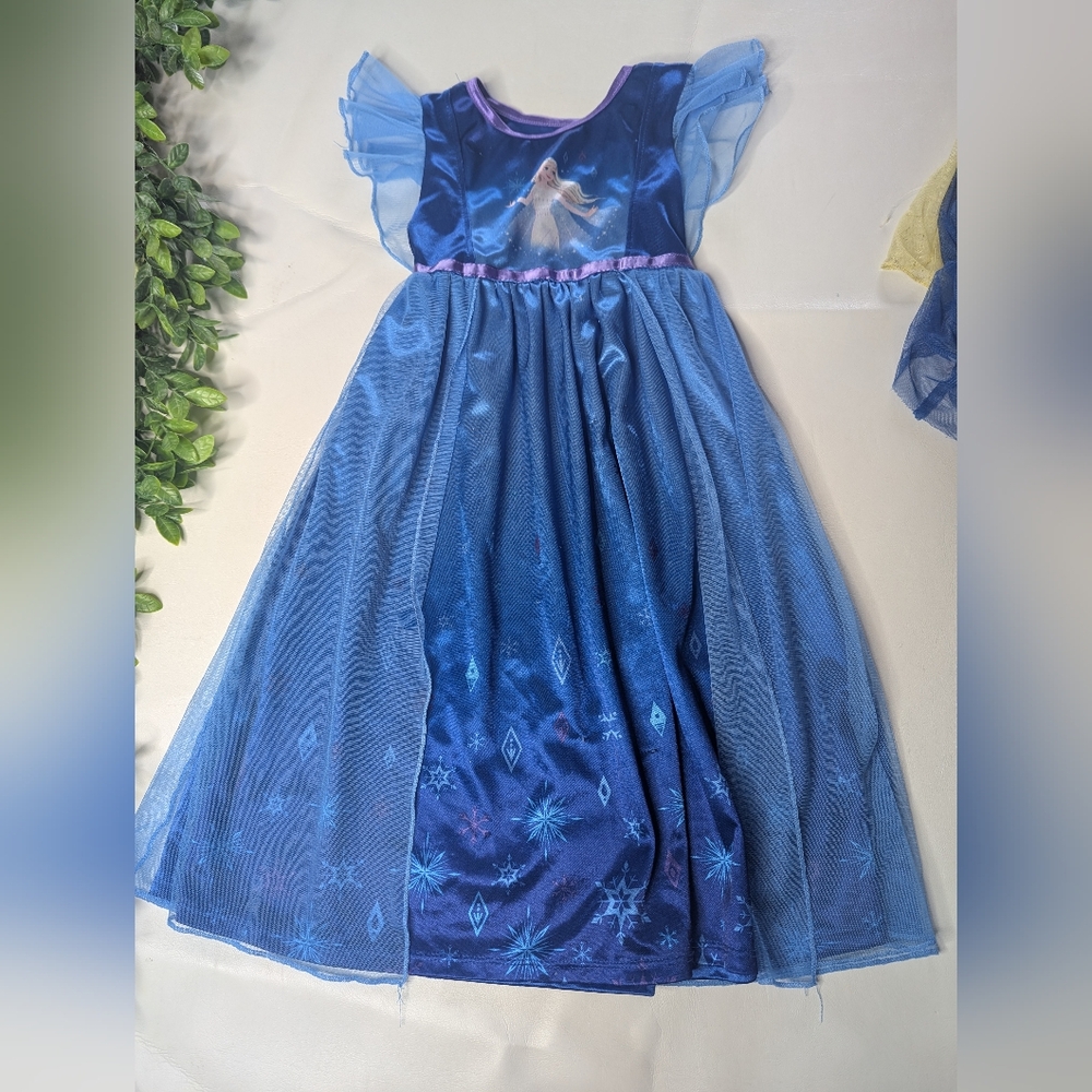 Dress Up Disney Princess Gown Bundle Frozen Elsa Anna Belle 4 4T 5T - Picture 3 of 16